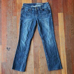 DKNY Straight Leg Faded Wash Jeans Size 30